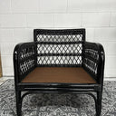 Kenyon Rattan & Canvas Armchair at online8 furniture store Auckland