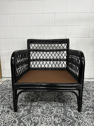 Kenyon Rattan & Canvas Armchair at online8 furniture store Auckland