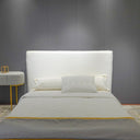 King Headboard - Natural Linen at online8 furniture store Auckland