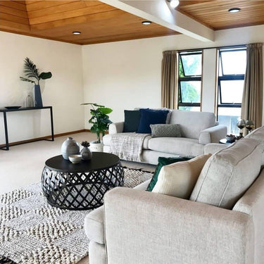 Lamai Round Metal Coffee Table at online8 furniture store Auckland