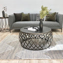 Lamai Round Metal Coffee Table at online8 furniture store Auckland