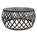 Lamai Round Metal Coffee Table at online8 furniture store Auckland