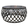 Lamai Round Metal Coffee Table at online8 furniture store Auckland