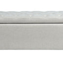 Lambton Linen Blanket Box - Salt & Pepper at online8 furniture store Auckland