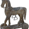 Large Wooden Rolling Horse at online8 furniture store Auckland