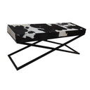 Leather Bench Seat - 1200 at online8 furniture store Auckland