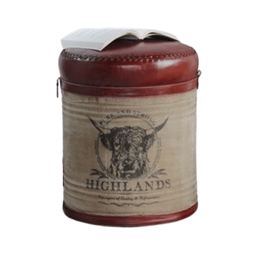 Leather Ottoman at online8 furniture store Auckland