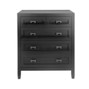 Leonard Island Life Chest Drawers Black at online8 furniture store Auckland