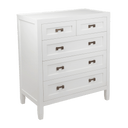Leonard Island Life Chest Drawers White at online8 furniture store Auckland