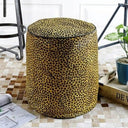 Leopard Hairon Ottoman | Pouf at online8 furniture store Auckland