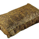 Leopard Leather Pouf | Ottoman at online8 furniture store Auckland