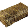 Leopard Leather Pouf | Ottoman at online8 furniture store Auckland