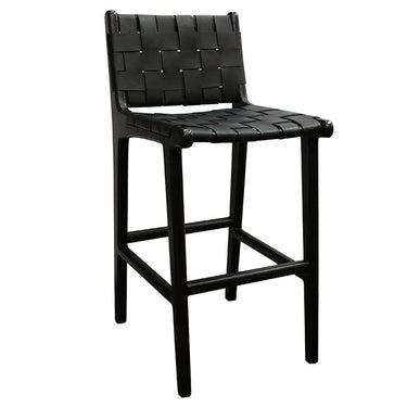 London Barstool - Teak Black at online8 furniture store Auckland