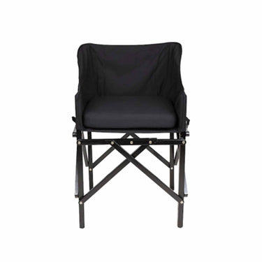 Long Island Folding Director Chair Black at online8 furniture store Auckland
