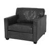 Madison 1 Seater Armchair - Belon Black at online8 furniture store Auckland
