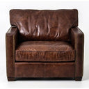 Madison 1 Seater Armchair - Vintage Cigar at online8 furniture store Auckland