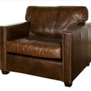Madison 1 Seater Armchair - Vintage Cigar at online8 furniture store Auckland