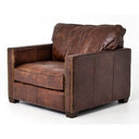 Madison 1 Seater Armchair - Vintage Cigar at online8 furniture store Auckland