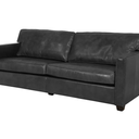 Madison 3 Seater Sofa - Belon Black at online8 furniture store Auckland