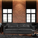 Madison 3 Seater Sofa - Belon Black at online8 furniture store Auckland