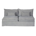 Malta Double Cushion Sectional Middle 2 Seater - Grey at online8 furniture store Auckland