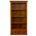 Mammoth Bookcase with 2 Bottom Drawers at online8 furniture store Auckland