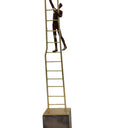 Man Climbing on Ladder at online8 furniture store Auckland