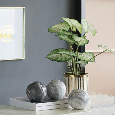 Marbleized Ball Accents Set of 3 at online8 furniture store Auckland
