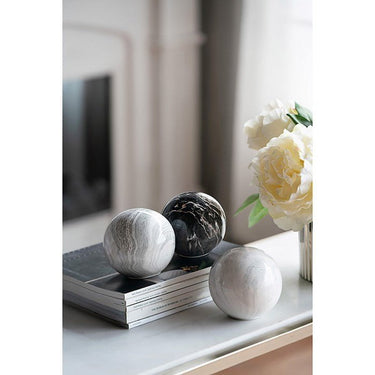 Marbleized Ball Accents Set of 3 at online8 furniture store Auckland
