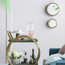 Margo Bar Trolley Gold & Grey at online8 furniture store Auckland