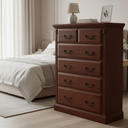 Marina 6 Drawer Tallboy at online8 furniture store Auckland