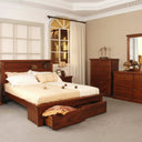 Marina Bed Frame with Storage at online8 furniture store Auckland
