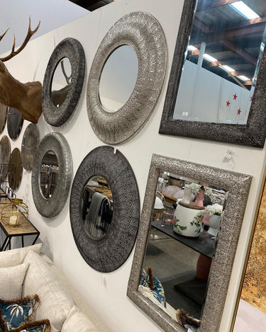 Marrakesh Mirror Rectangle Silver at online8 furniture store Auckland