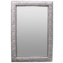 Marrakesh Mirror Rectangle Silver at online8 furniture store Auckland