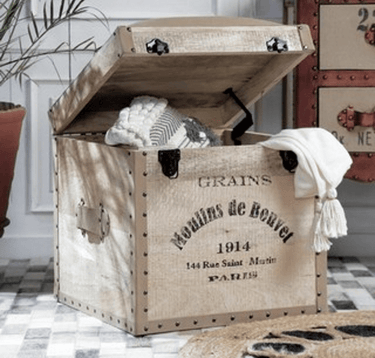 Trunk with Seat | Blanket Box | French Style Furniture at online8 furniture store Auckland