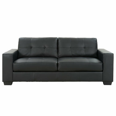 Metro 3 Seat Sofa - Black at online8 furniture store Auckland