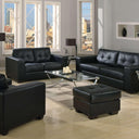 Metro 3 Seat Sofa - Black at online8 furniture store Auckland