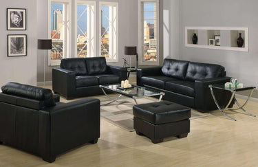 Metro 3 Seat Sofa - Black at online8 furniture store Auckland