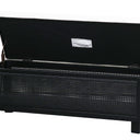 Mink Rattan & Boucle Blanket Box at online8 furniture store Auckland