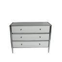 Mirror Commode - Polished Nickel | Dresser | Chest of Drawers at online8 furniture store Auckland
