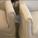 Montrouge Slip Cover Dining Chair-Pastel Grey at online8 furniture store Auckland