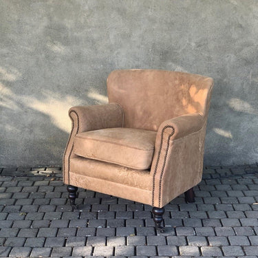 Mortimer Leather Armchair - Camel at online8 furniture store Auckland