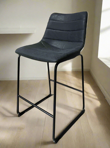 Nevada Barstool - Black at online8 furniture store Auckland