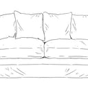 Newport 2.5 Seater - Frame at online8 furniture store Auckland