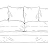 Newport 2.5 Seater - Frame at online8 furniture store Auckland