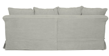 Newport 2.5 Seater Slip Cover Sofa- Pastel Grey at online8 furniture store Auckland