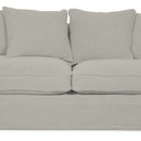 Newport 2.5 Seater Slip Cover Sofa- Pastel Grey at online8 furniture store Auckland