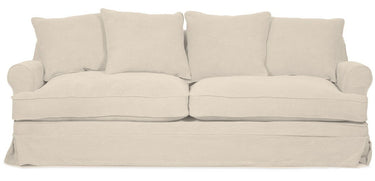 Newport 2.5 Seater Slip Cover Sofa- Salt & Pepper at online8 furniture store Auckland