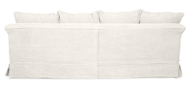 Newport 3.5 Seater Slip Cover Sofa - Cloud at online8 furniture store Auckland