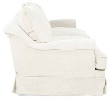 Newport 3.5 Seater Slip Cover Sofa - Cloud at online8 furniture store Auckland